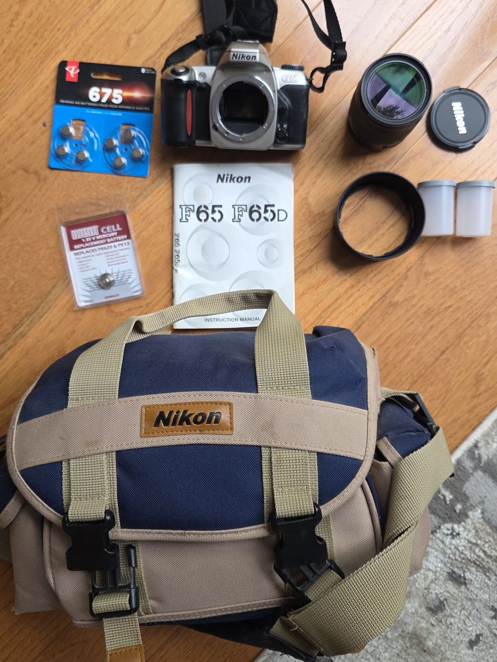 Ultimate Nikon F65 35mm Film Camera Starter Kit - Bag, Manual, 28-80mm Lens
